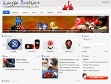 Tablet Screenshot of lj-boxing.com